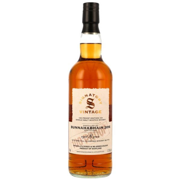 Signatory Vintage Bunnahabhain 8 Years 100 Proof